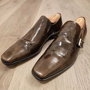 Prada Leather Monk Strap Dress Shoes 1153